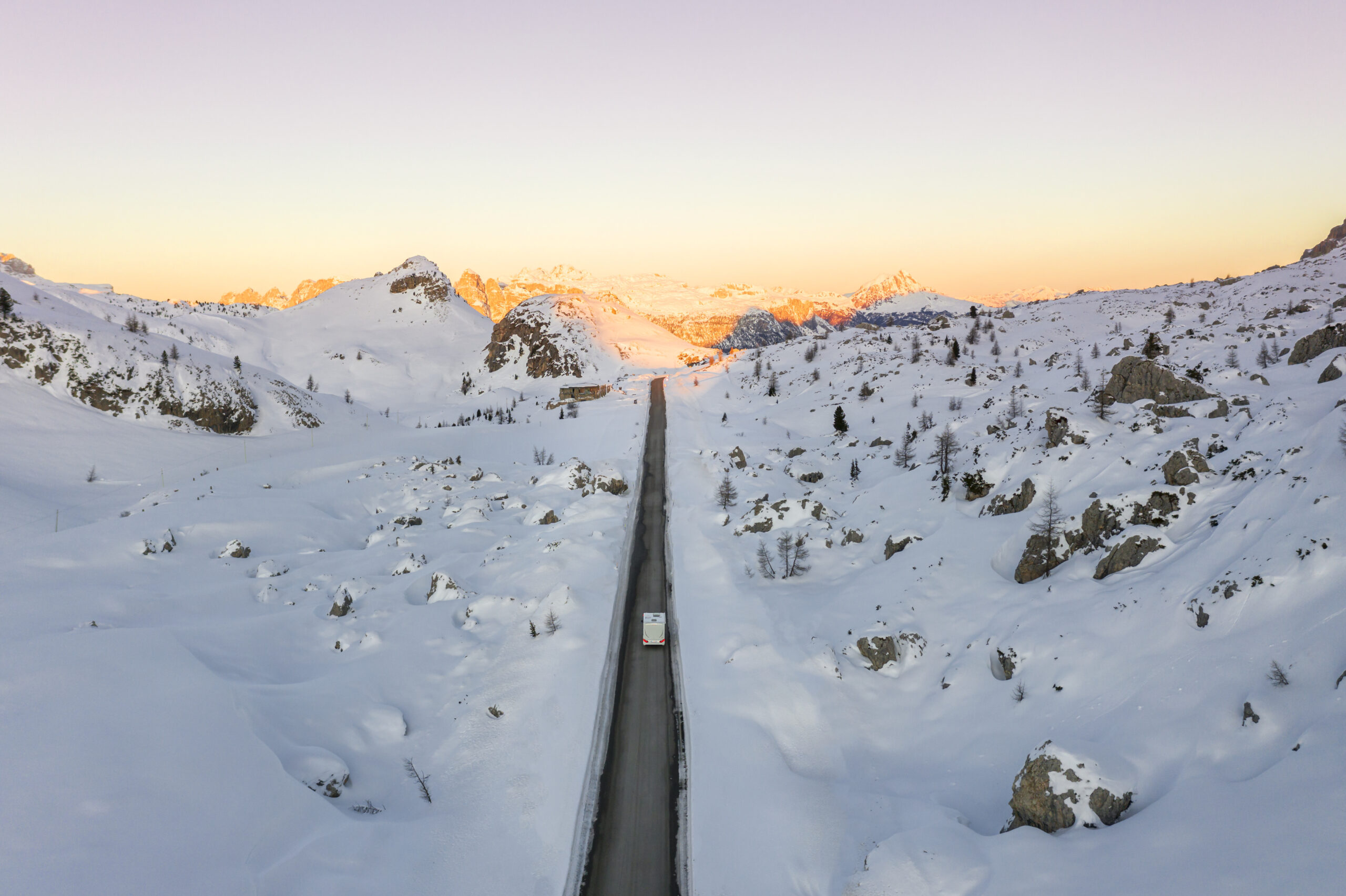 Neumáticos de invierno en la autocaravana