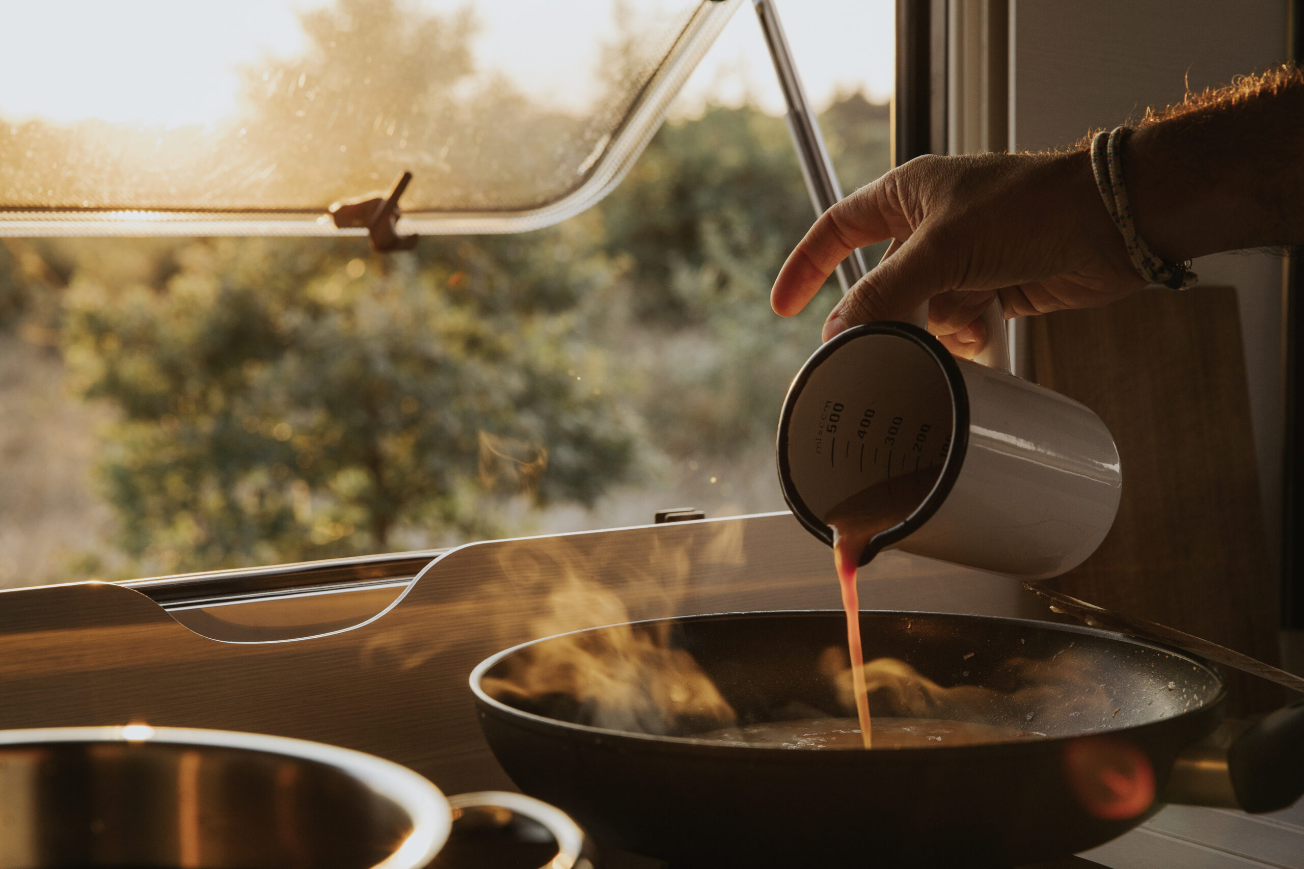 Cocinar en autocaravana