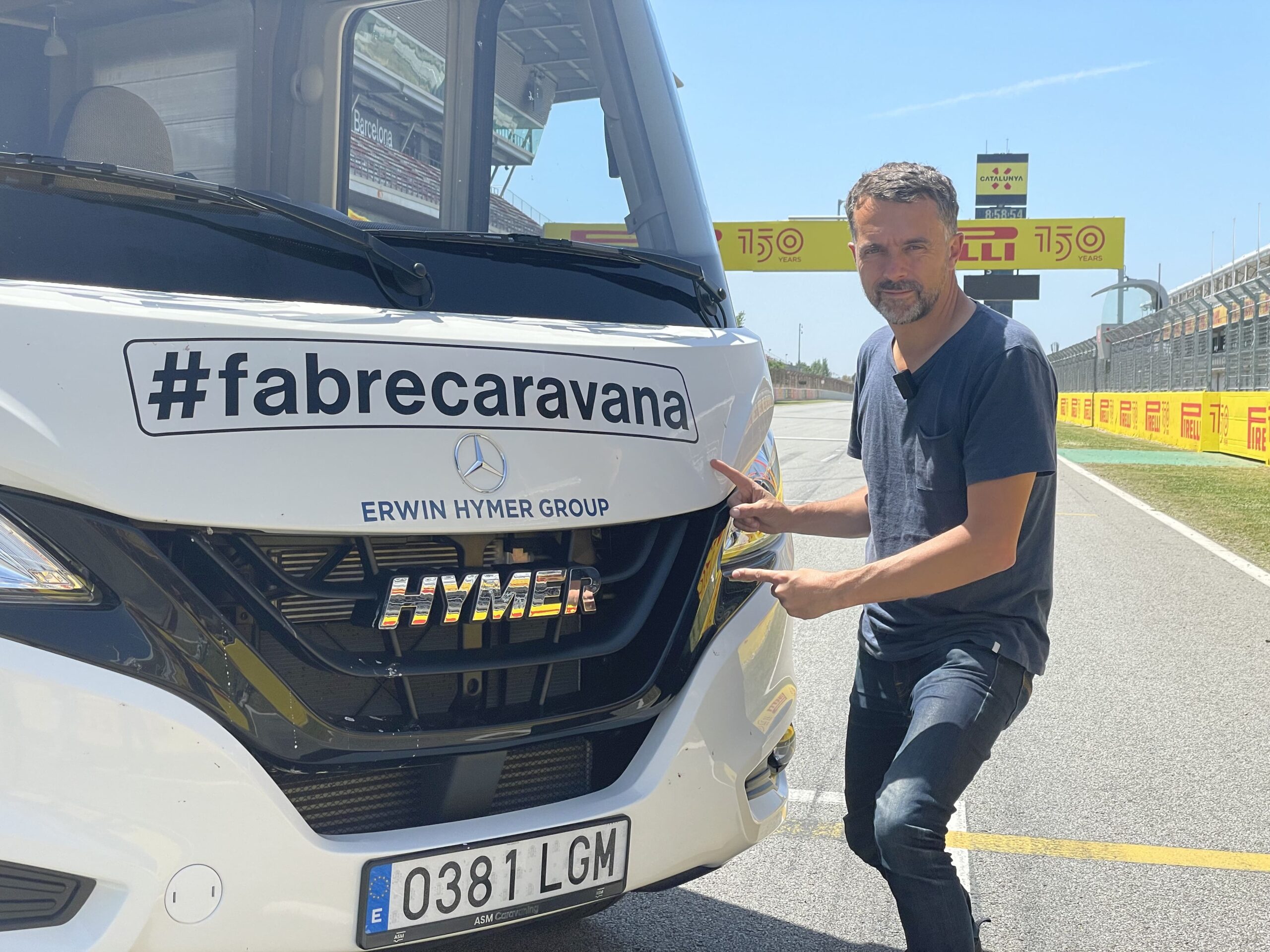 Albert Fábrega autocaravana Hymer F1