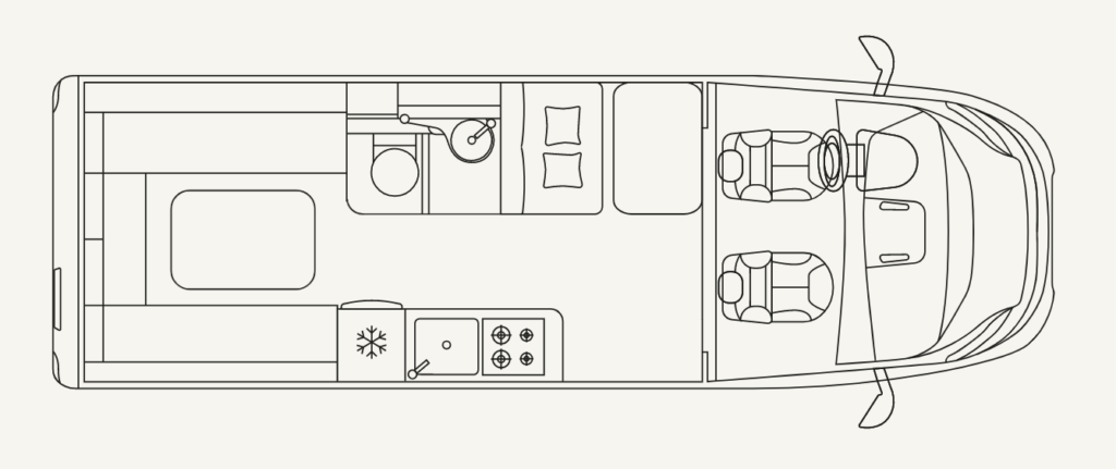 Diseño Camper Van Ecovip 645