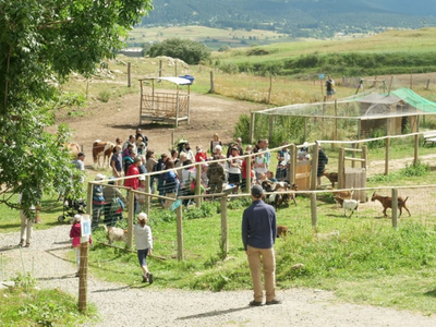 Visitar la granja educativa en la Ferme du Rialet