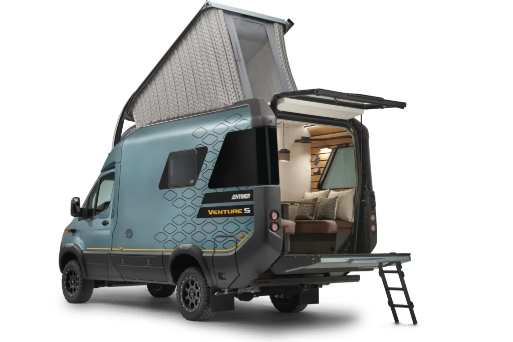 Vista trasera Hymer Venture S